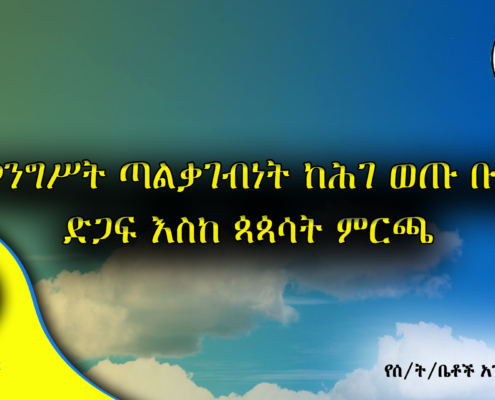 የመንግሥት ጣልቃገብነት ከሕገ ወጡ ቡድን ድጋፍ እስከ ጳጳሳት ምርጫ